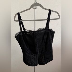 Elegant Black Lace Women's Top